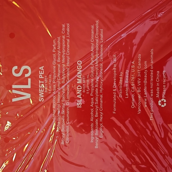 Vital Luxury Body Mist Set (Pea Flower, Island Mango), 5 Fl Oz Each, Pack of 2 - Picture 3 of 3